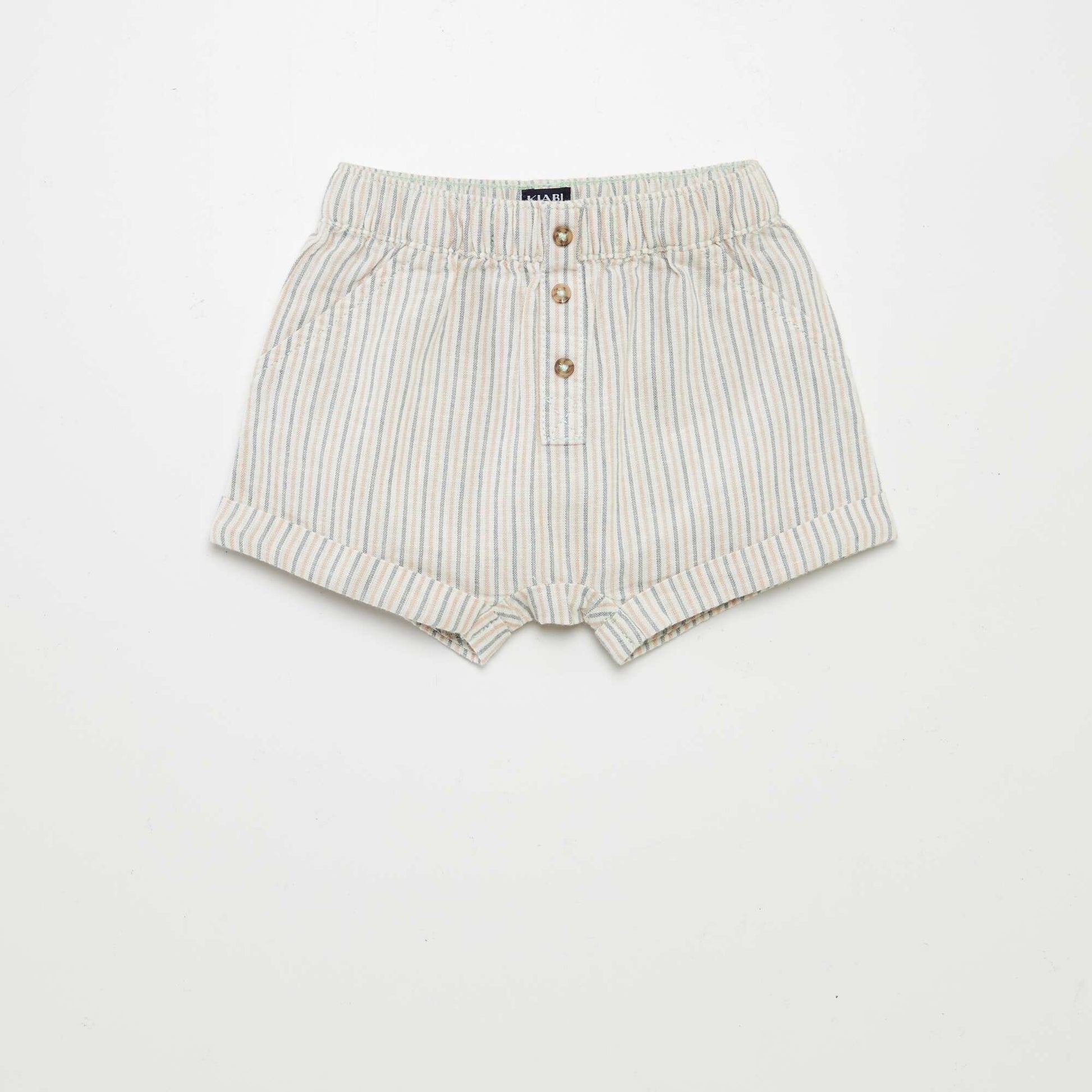 Linen blend outfit - 2-piece set WHITE