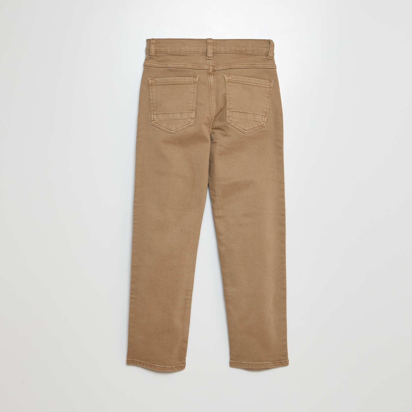 Regular-fit straight-leg jeans BEIGE