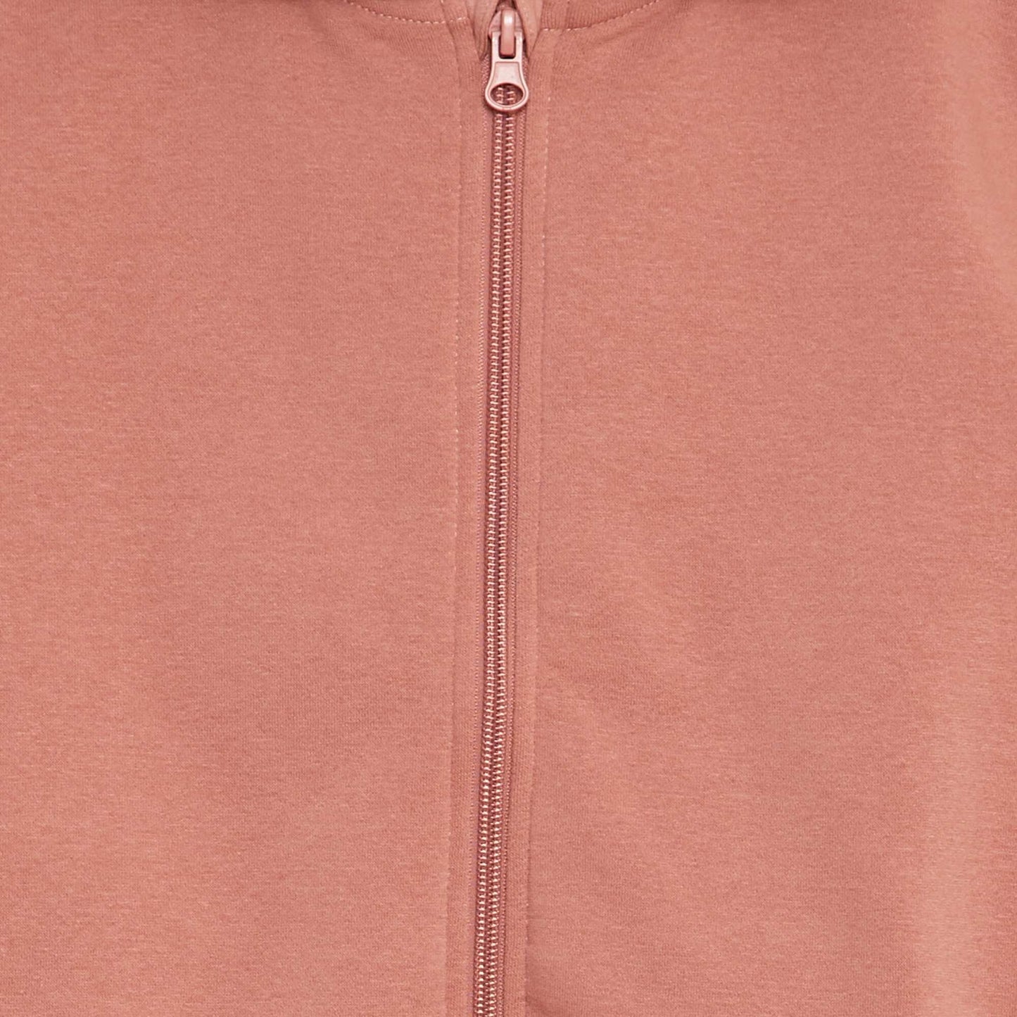 Zip-up hooded sweatshirt PINK