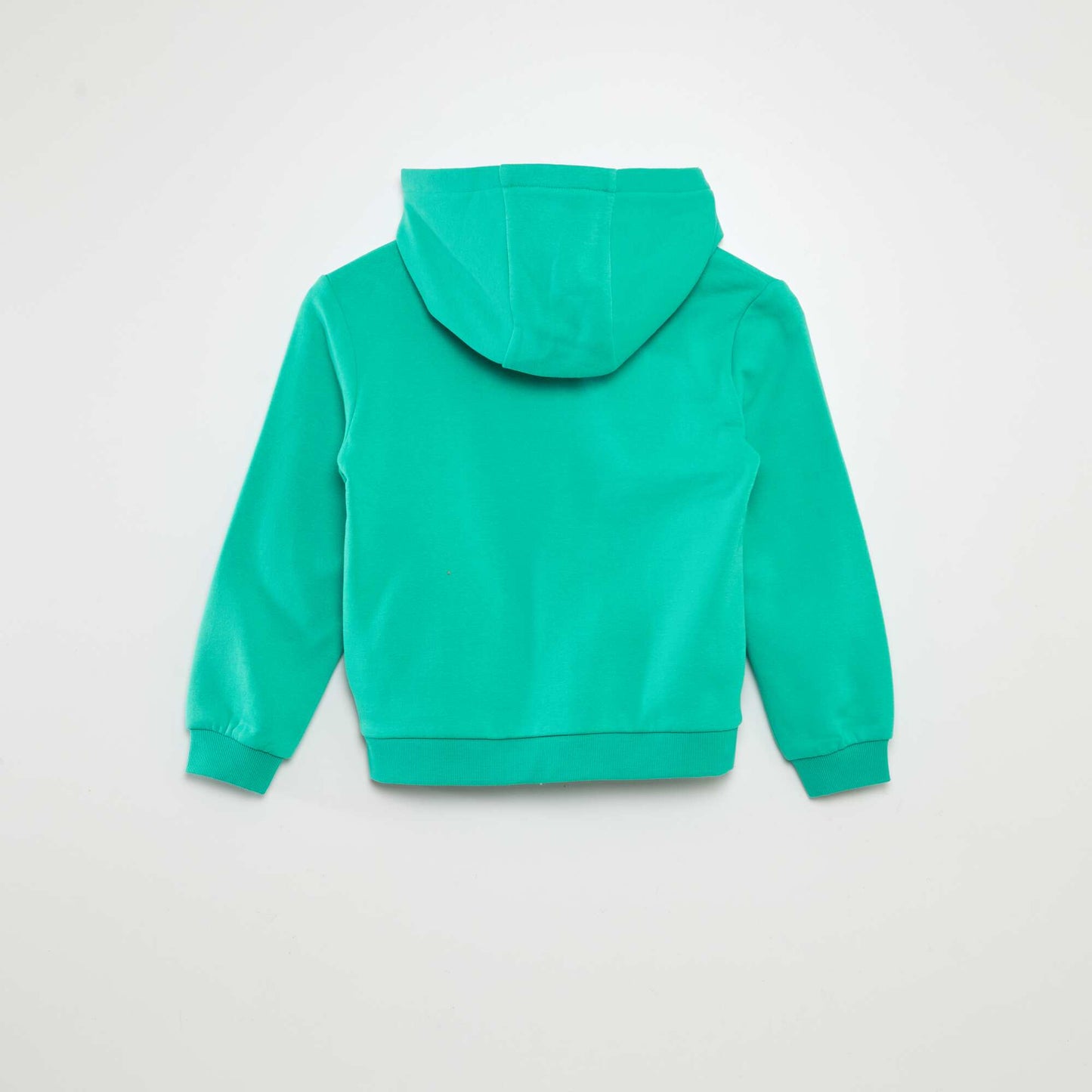 Zip-up hooded sweatshirt GREEN