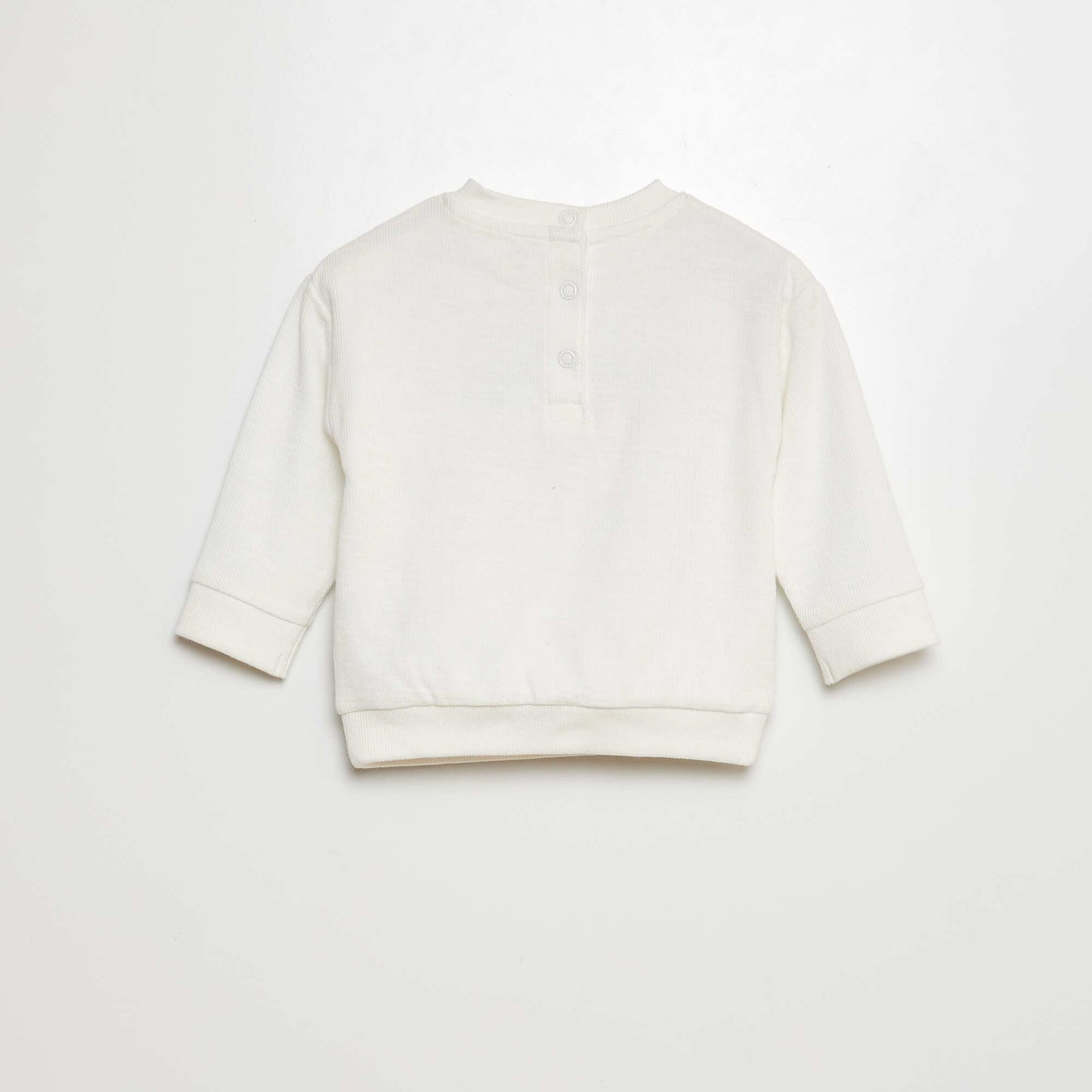 Interlock knit T-shirt WHITE
