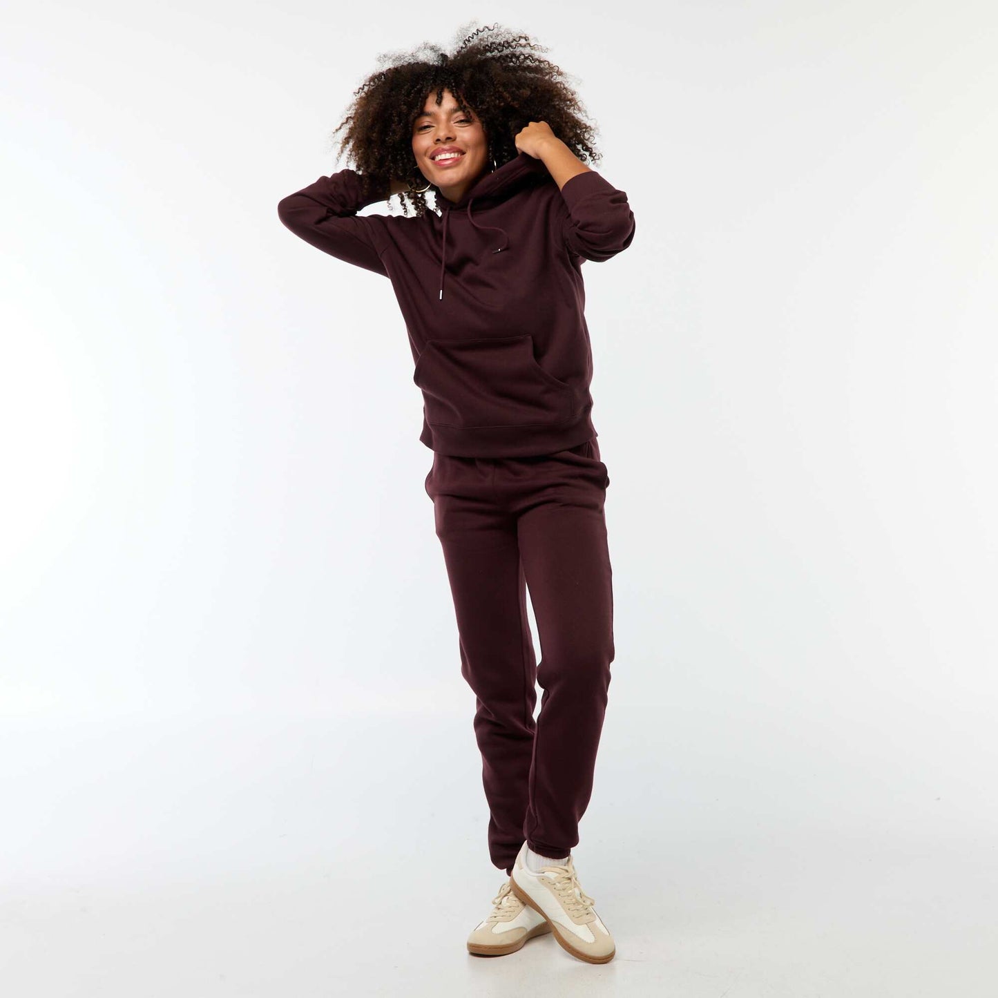 Plain hoodie PURPLE