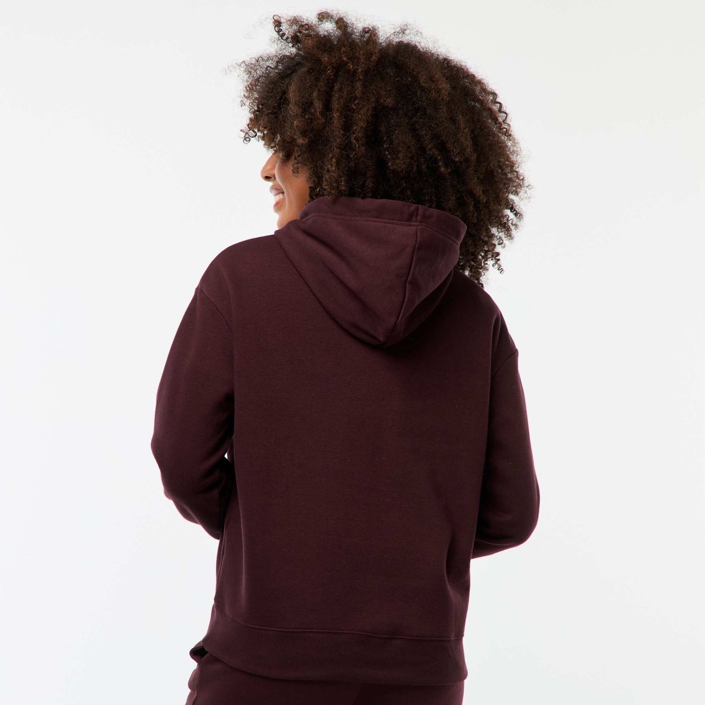 Plain hoodie PURPLE