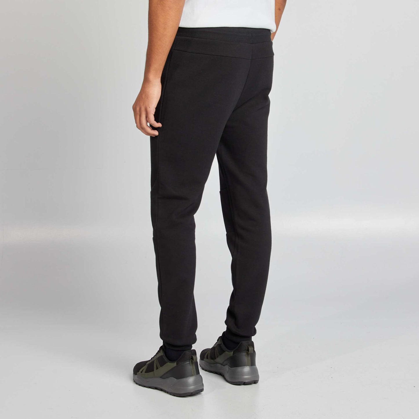 Knit joggers BLACK