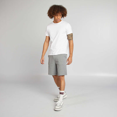 Lightweight sweatshirt fabric Bermuda shorts GREY