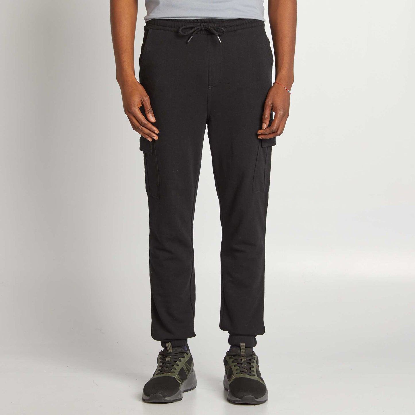 Multi-pocket joggers BLACK