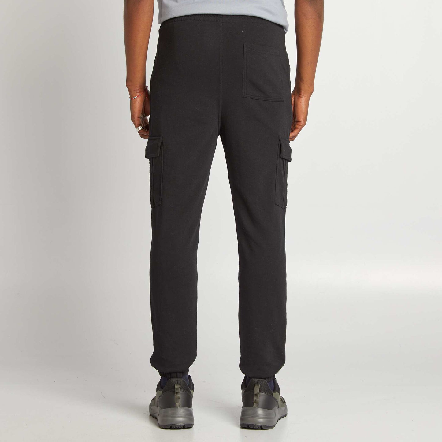 Multi-pocket joggers BLACK