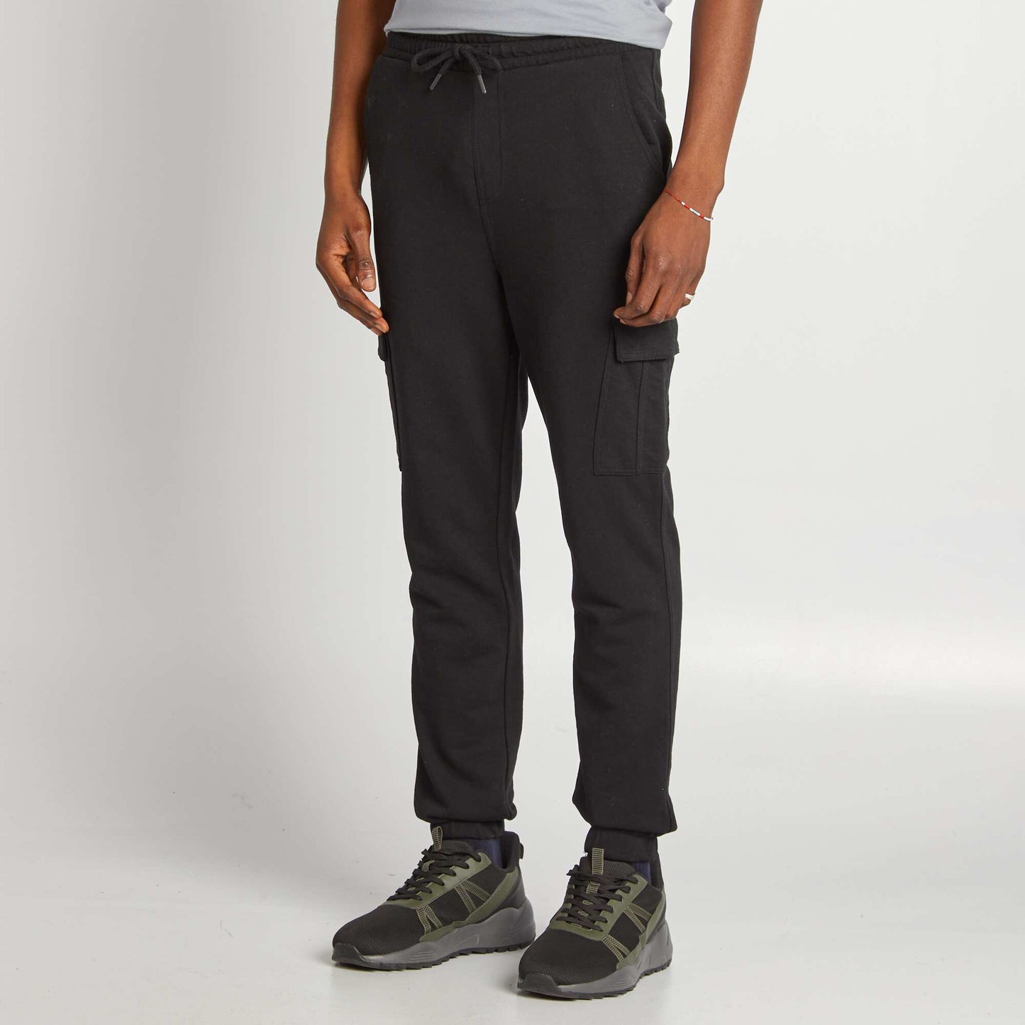 Multi-pocket joggers BLACK