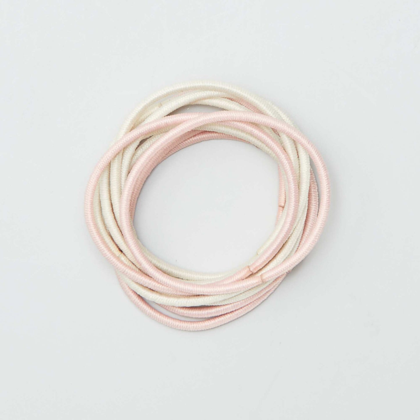 Pack of 20 thin hair ties PINK
