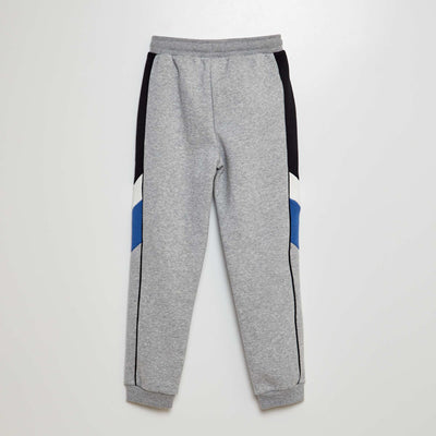 بنطلون رياضي من قماش سويت شيرت متعدد الألوان باللون الرمادي