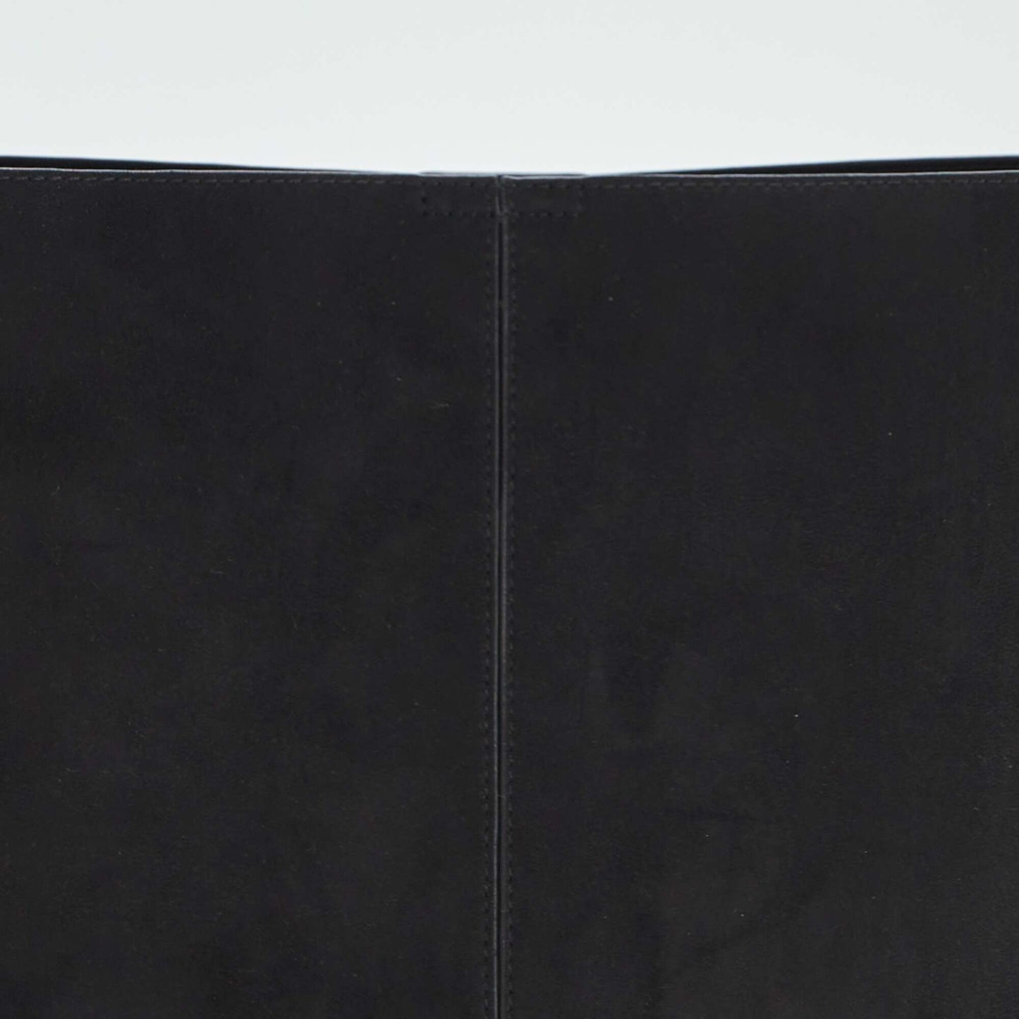 Dual-fabric bucket bag BLACK