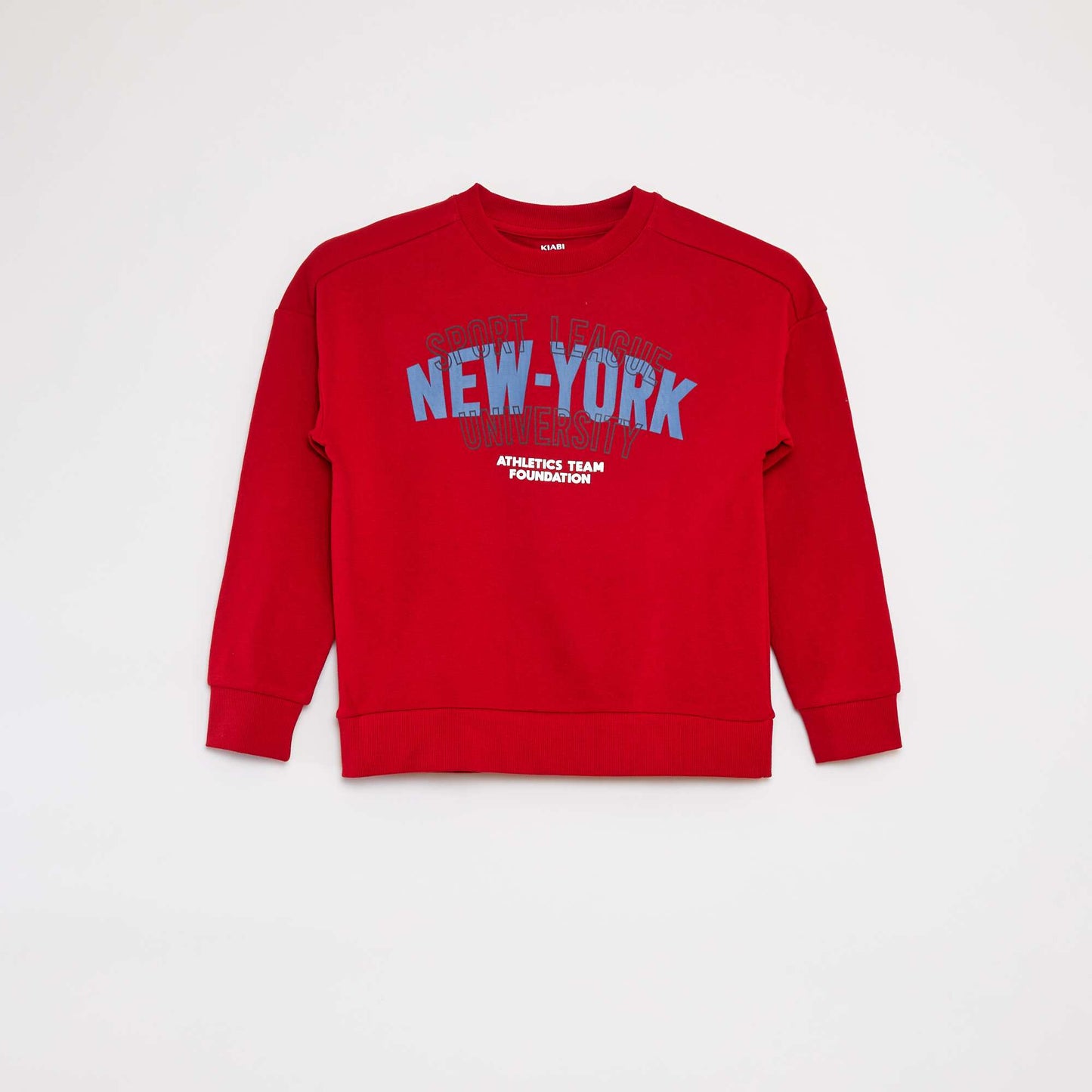 Printed sweatshirt and trousers set - 2-piece set RED