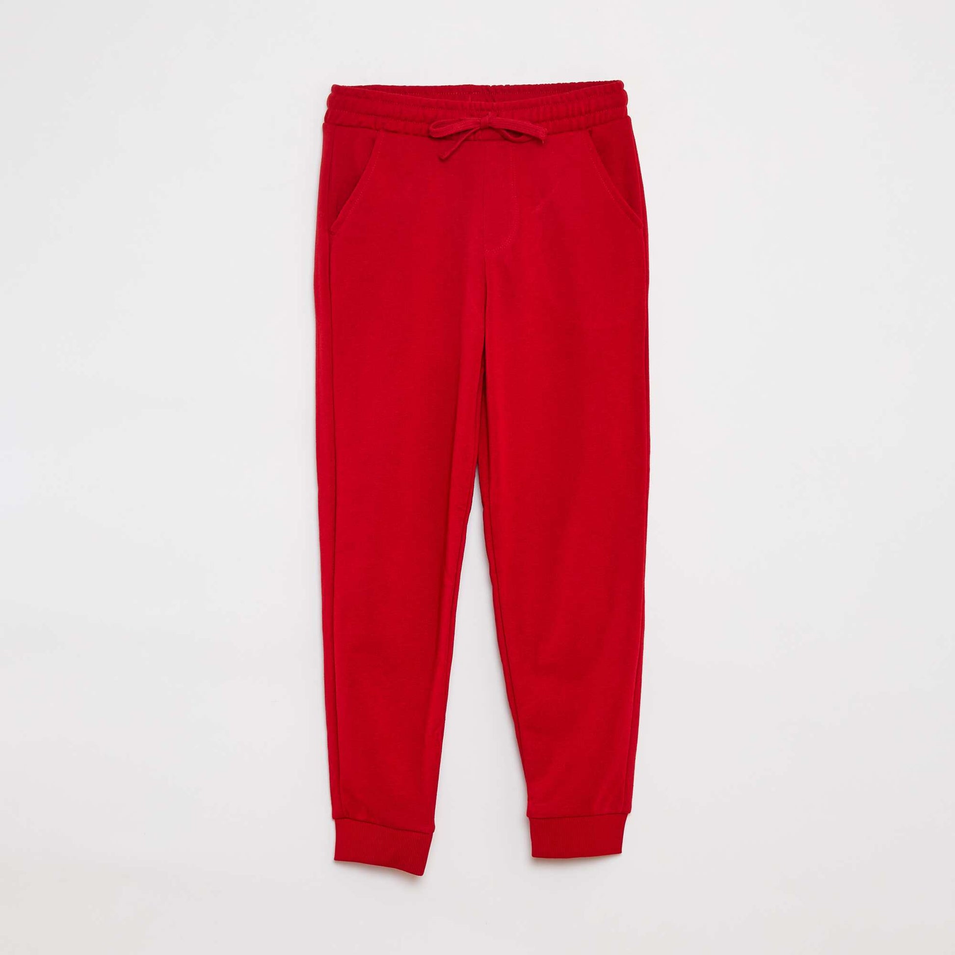 Printed sweatshirt and trousers set - 2-piece set RED