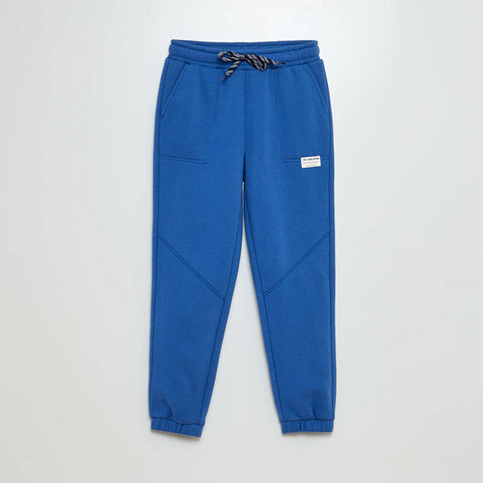 Sweatshirt fabric joggers BLUE