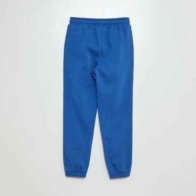 بنطلون رياضي من قماش سويت شيرت باللون الأزرق