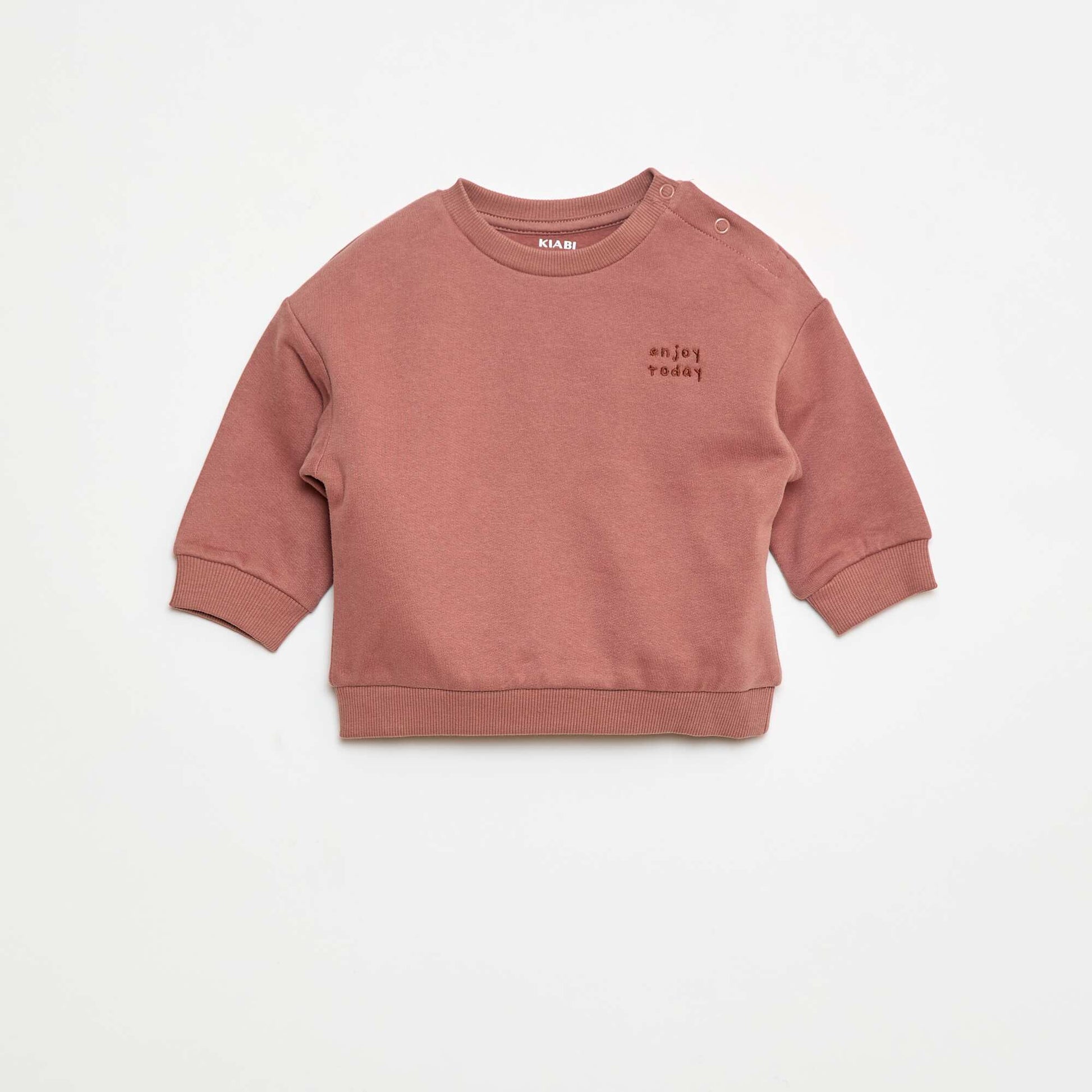 Plain sweatshirt BROWN