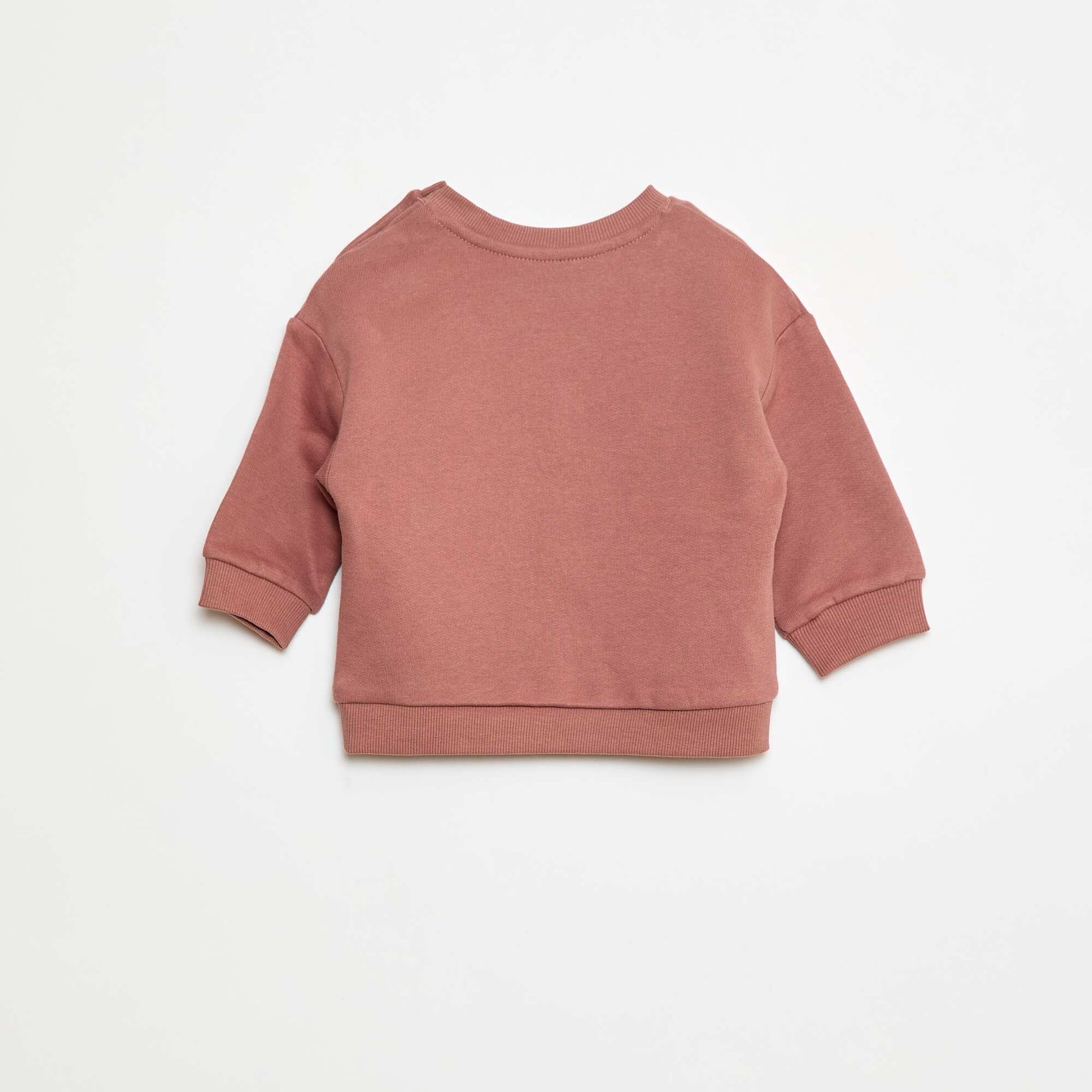 Plain sweatshirt BROWN