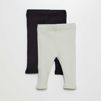 عبوة من 2 بنطال ضيق مضلع باللون الأزرق