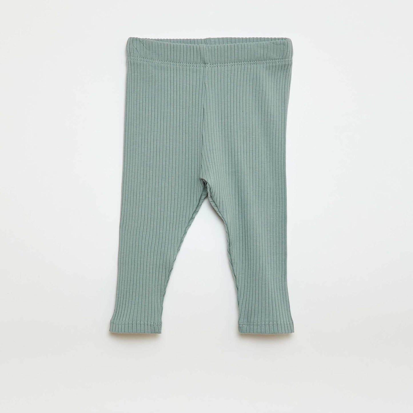 Pack of 2 ribbed leggings BEIGE