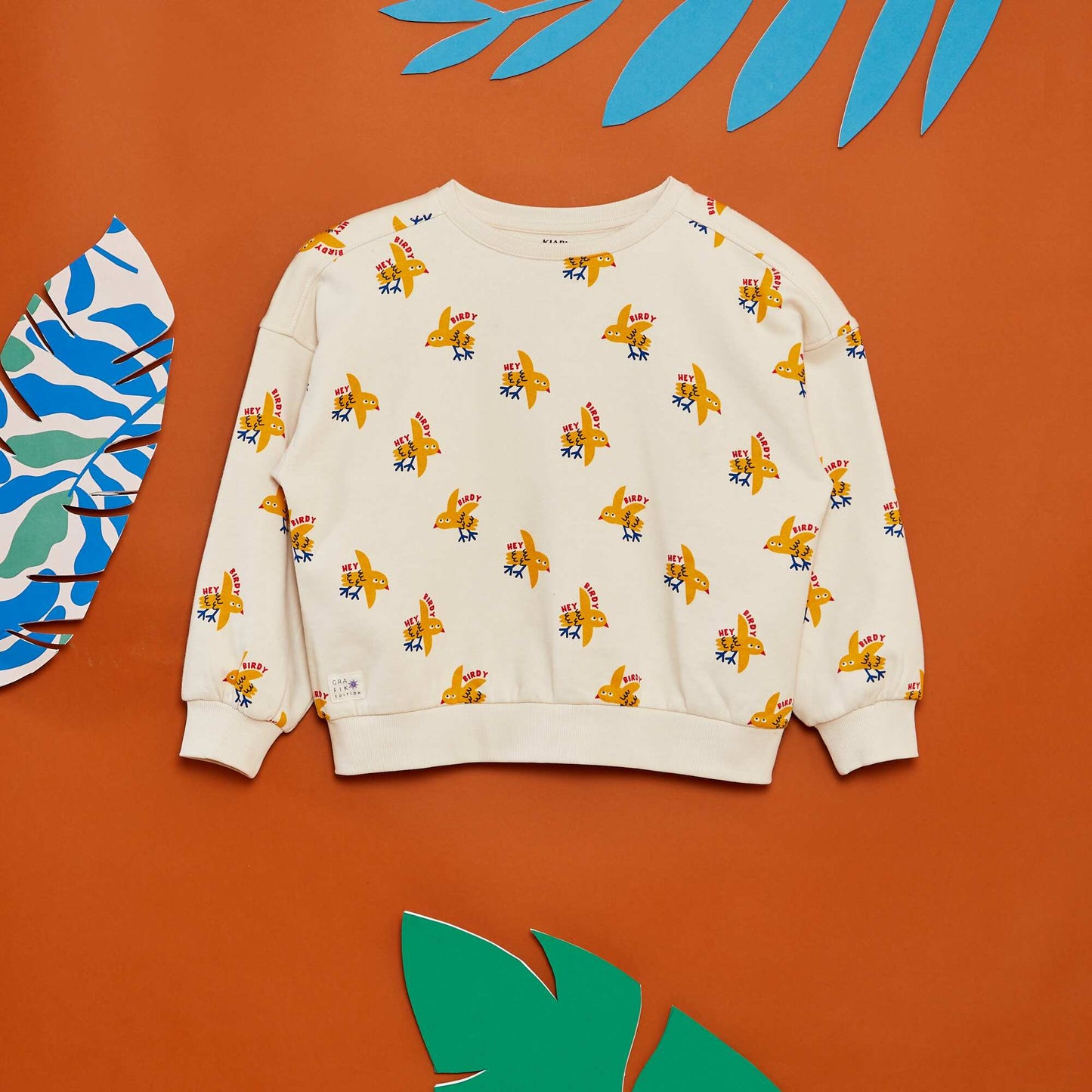 Printed sweatshirt - Grafik Edition WHITE