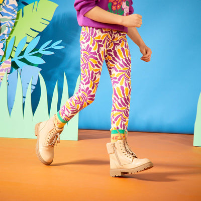 Printed leggings - Grafik Edition WHITE