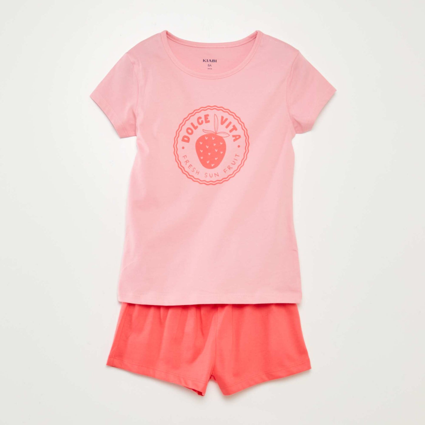 T-shirt + shorts pyjama set - 2-piece set PINK