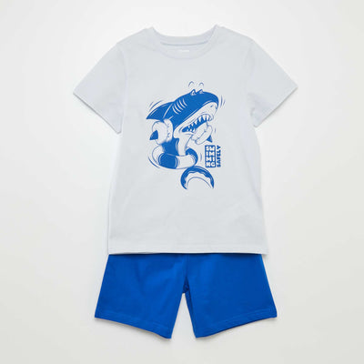 Short pyjama set - 2-piece set BLUE