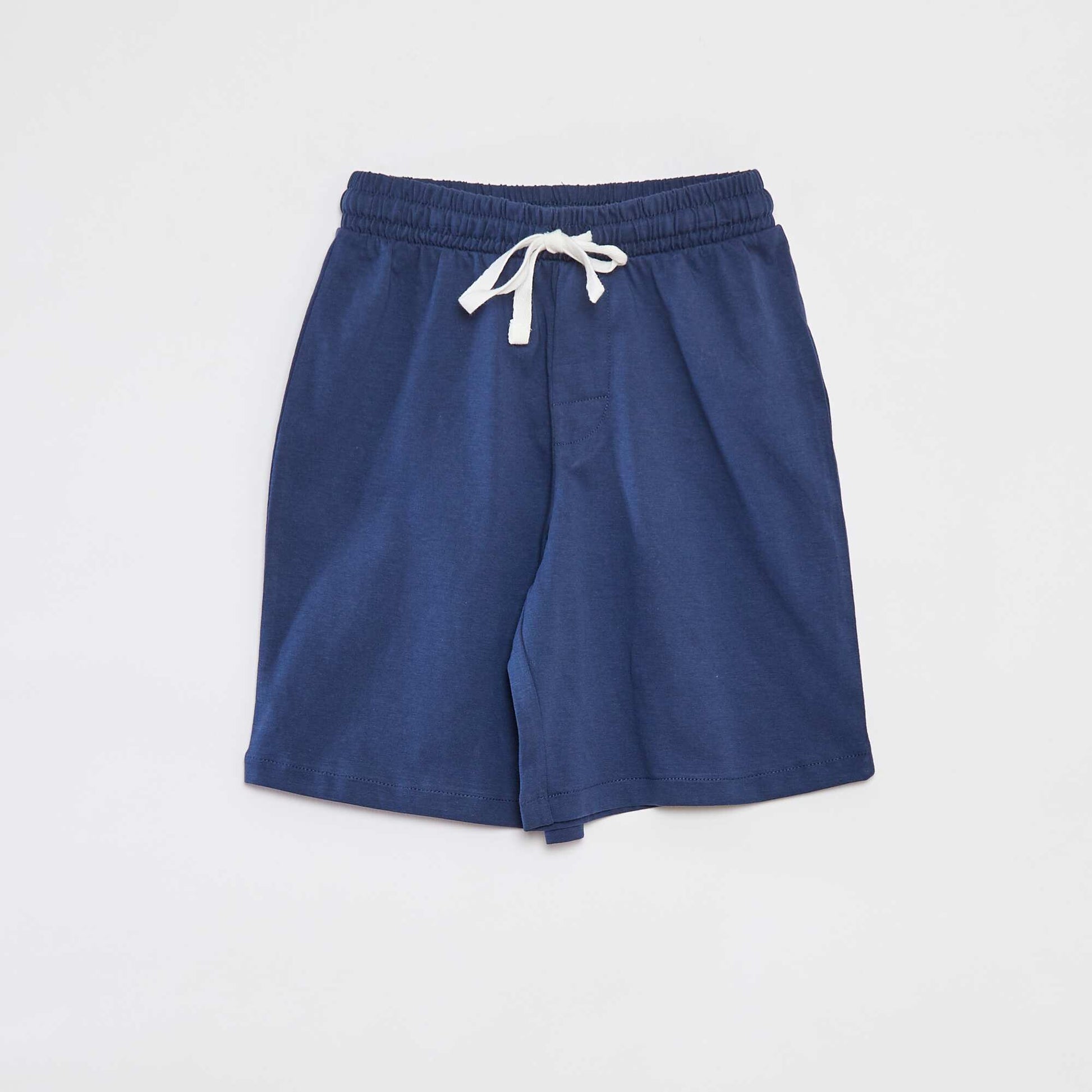 2-piece short pyjama set - printed T-shirt + shorts GREY