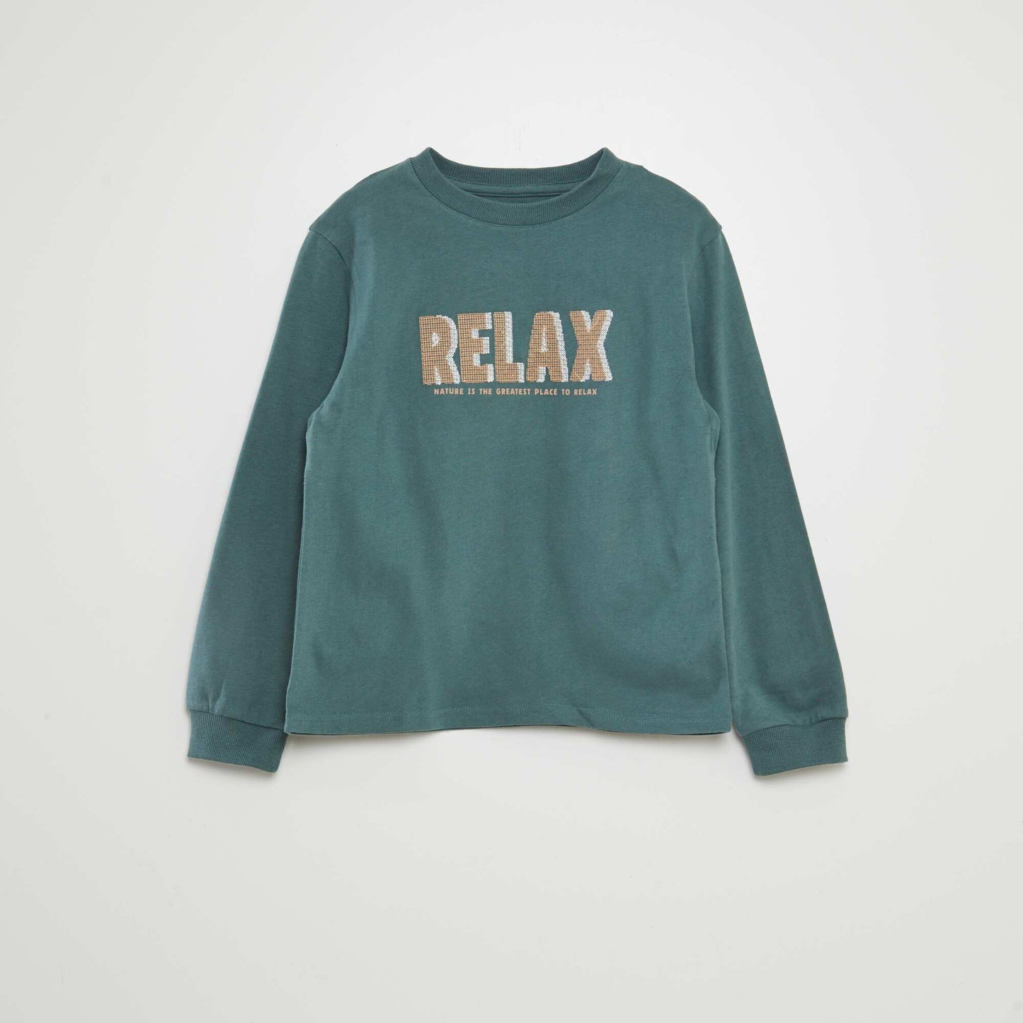 Heavyweight jersey T-shirt GREEN