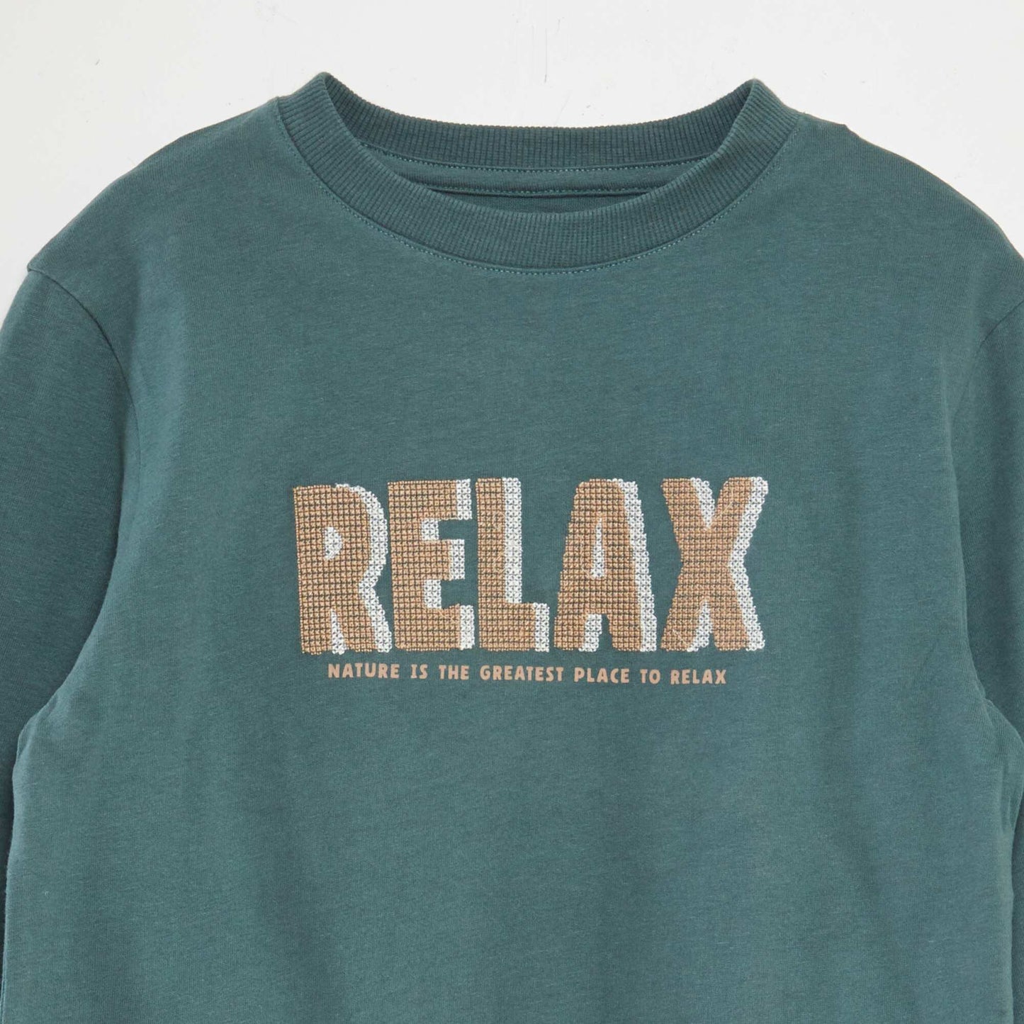 Heavyweight jersey T-shirt GREEN