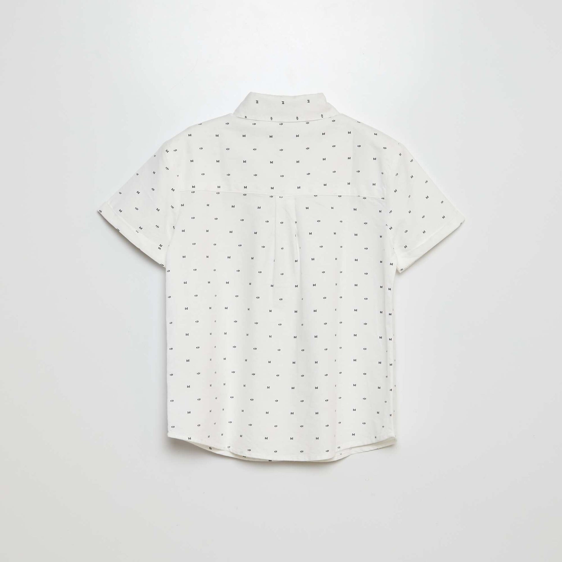 Short-sleeved shirt WHITE