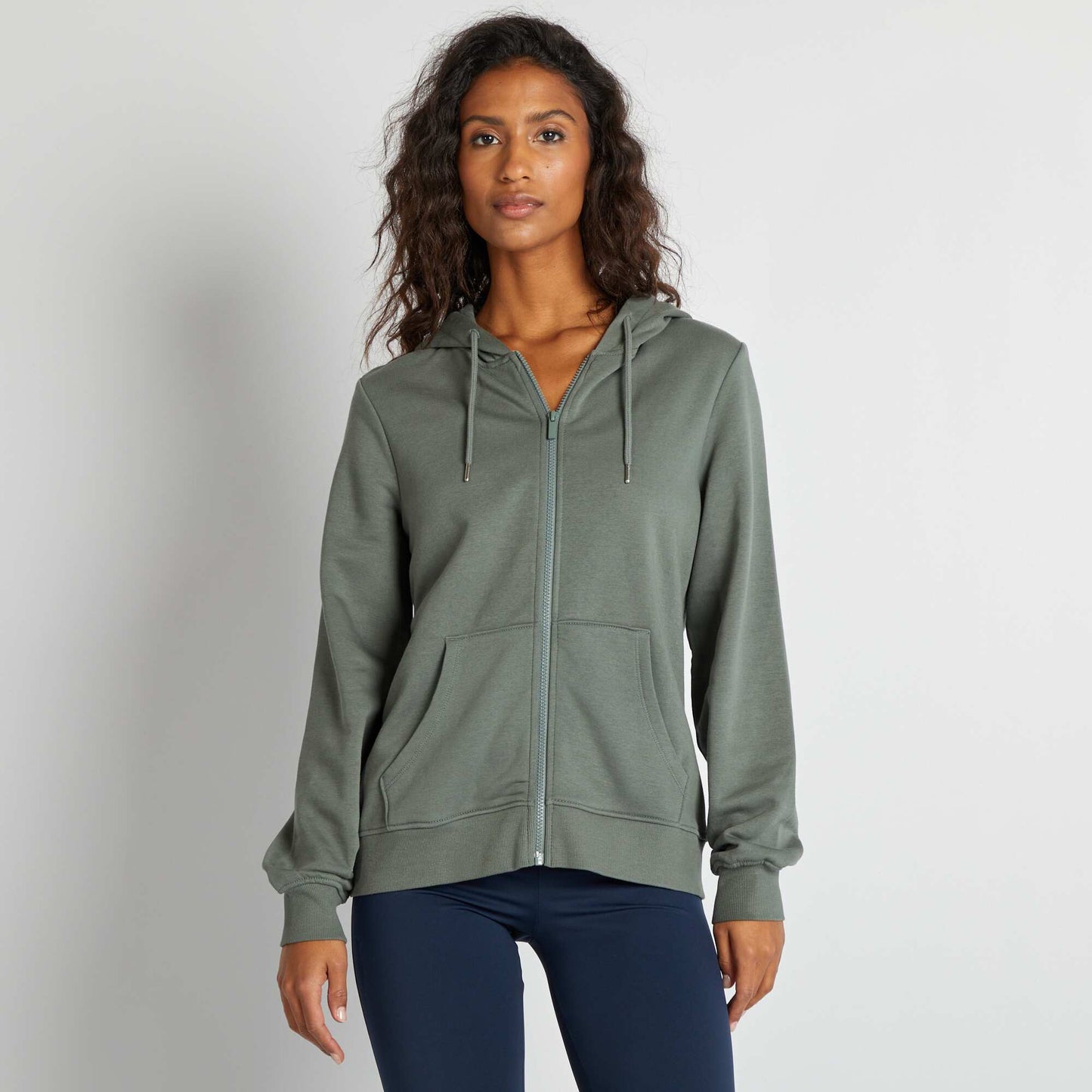 Zip-up hoodie GREEN
