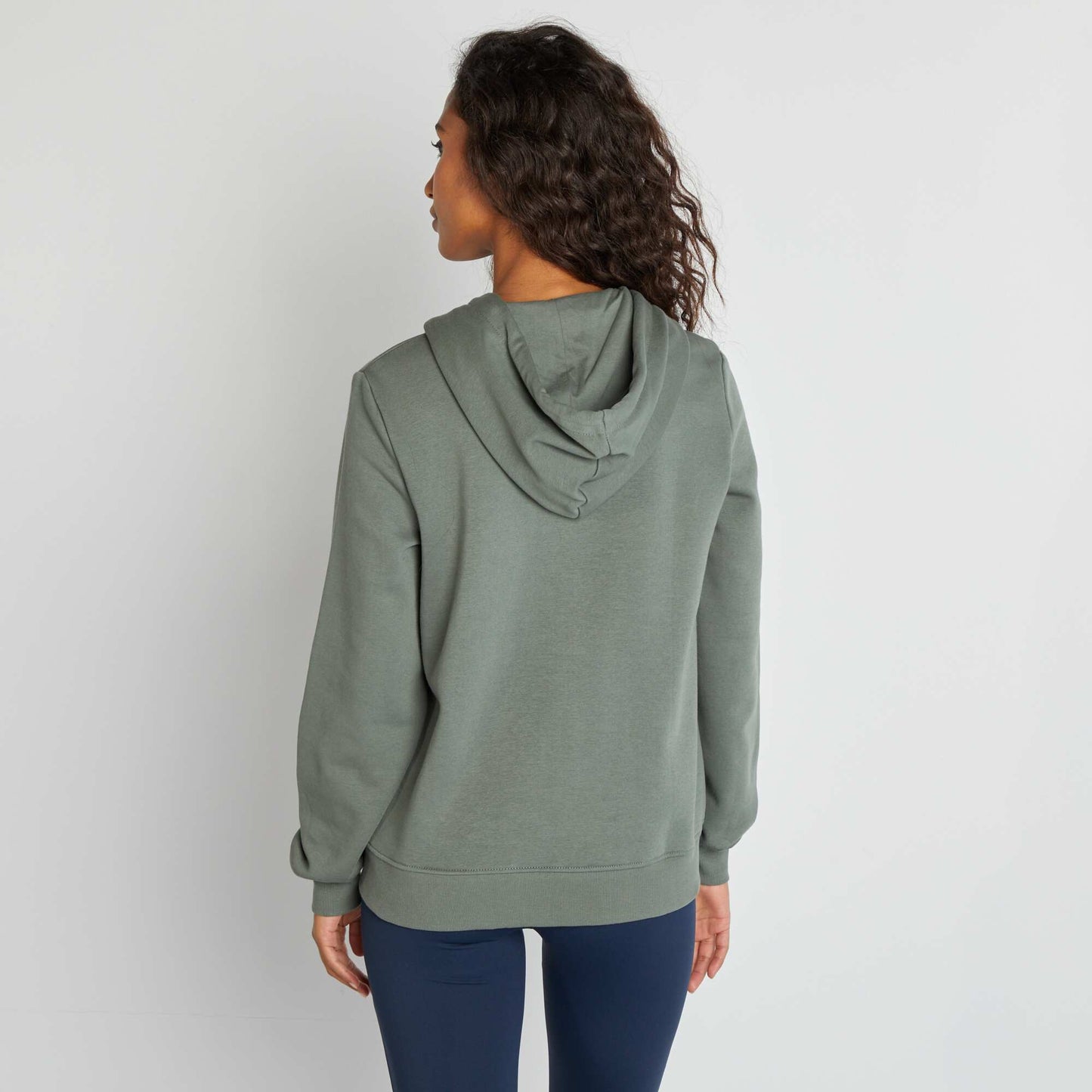 Zip-up hoodie GREEN