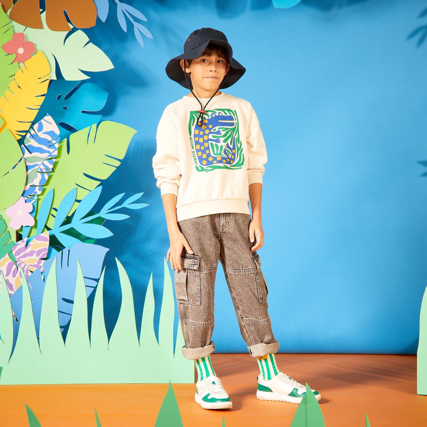 Printed sweatshirt - Grafik Edition WHITE