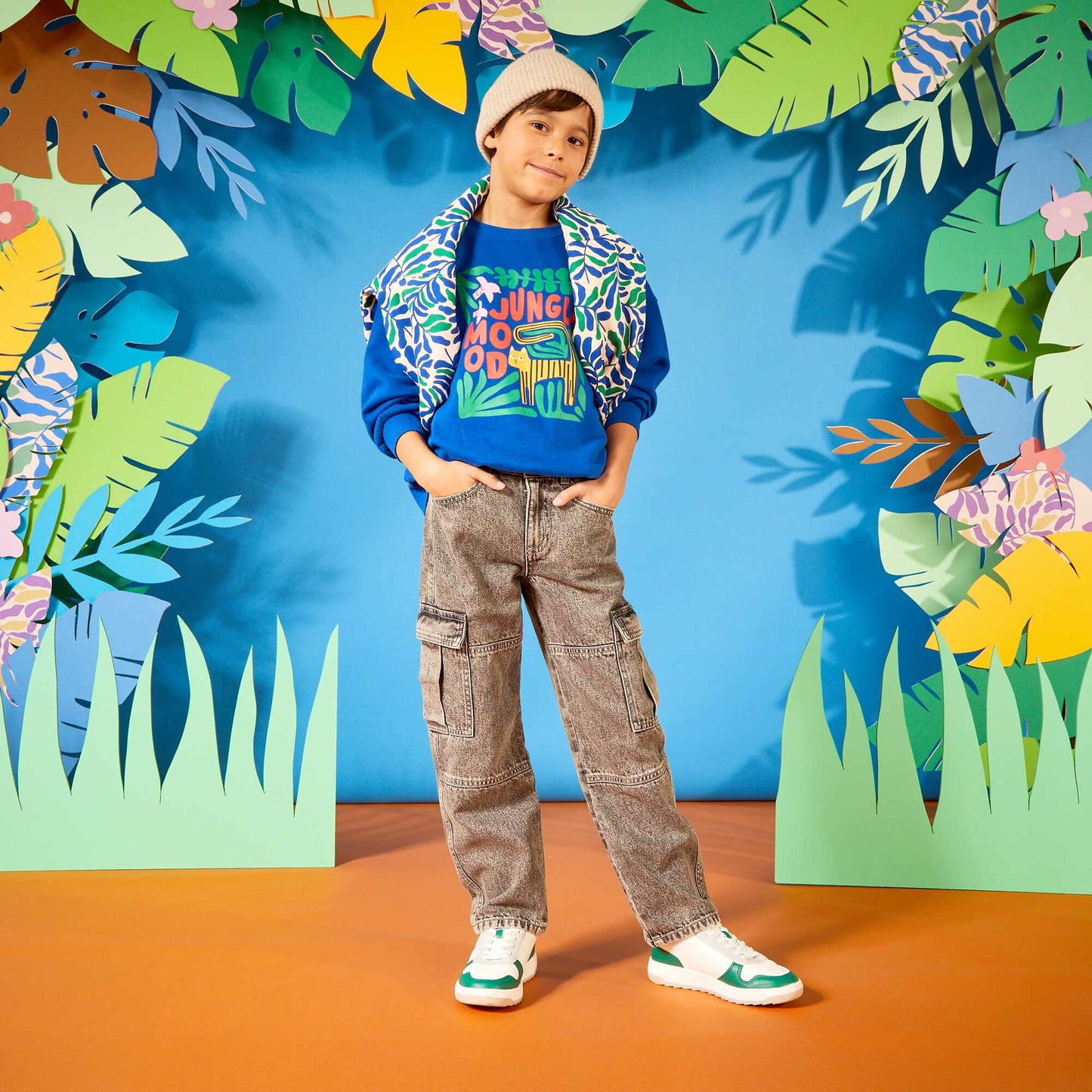 Printed sweatshirt - Grafik Edition BLUE