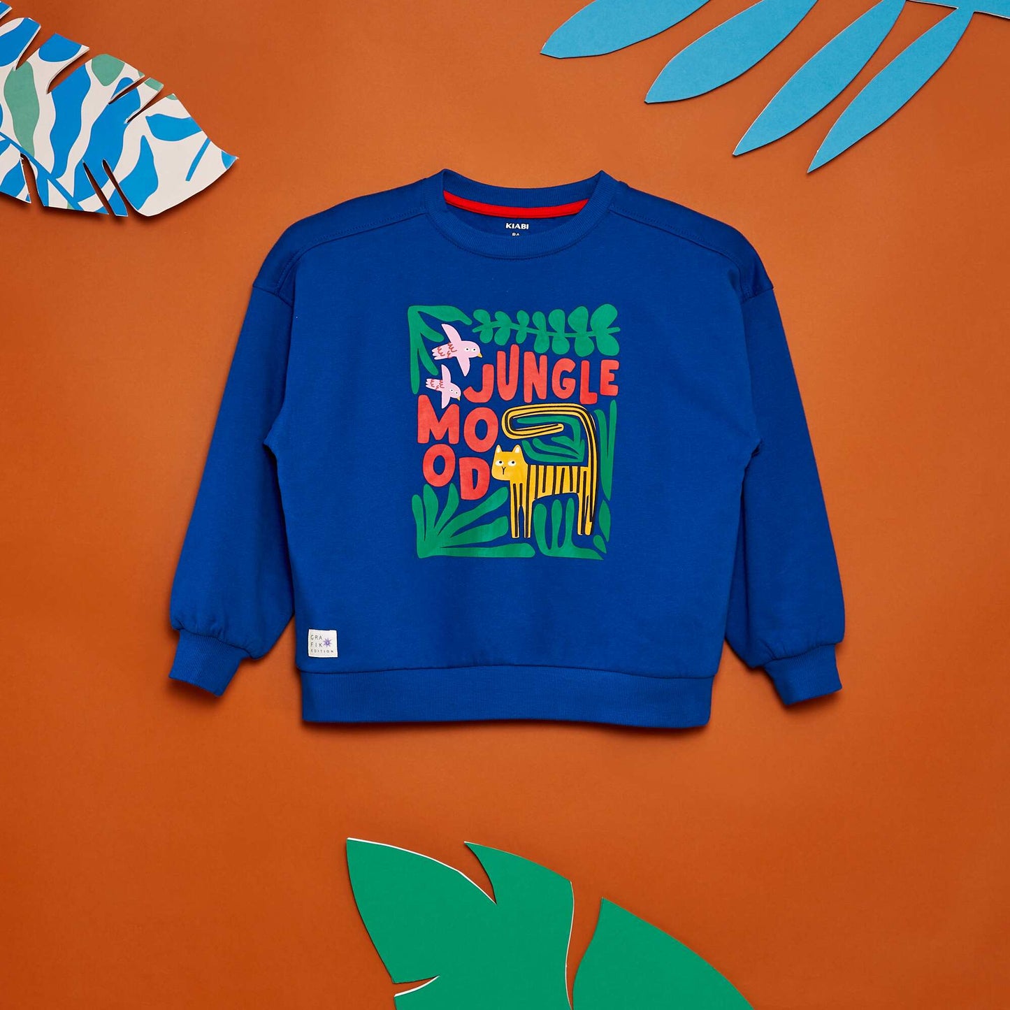 Printed sweatshirt - Grafik Edition BLUE