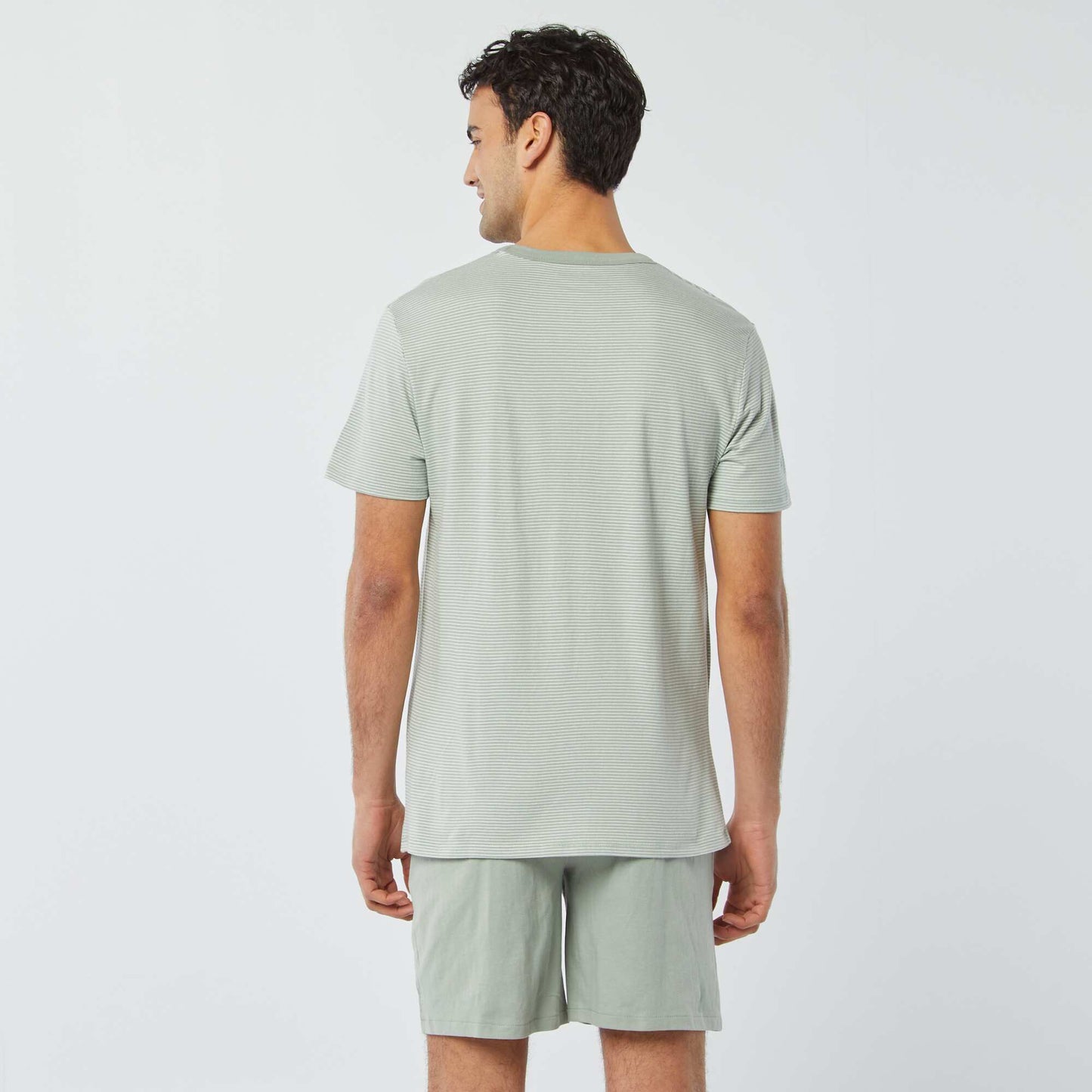 T-shirt and shorts pyjama set - 2 pockets GREEN