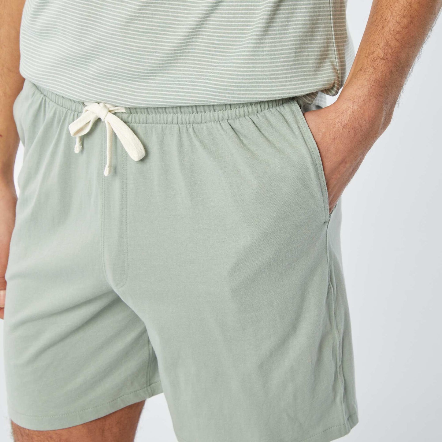 T-shirt and shorts pyjama set - 2 pockets GREEN