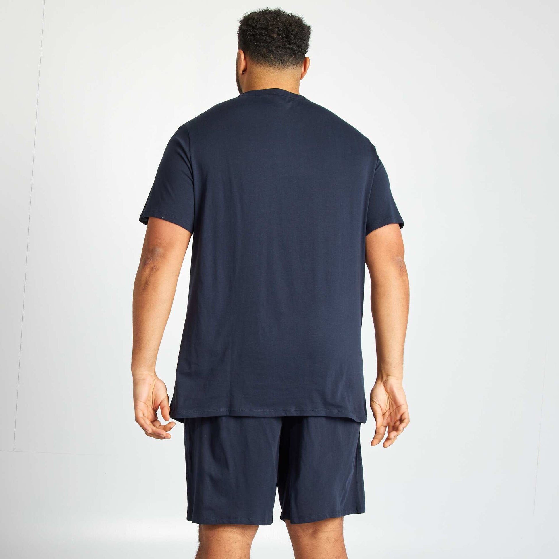 T-shirt and shorts pyjama set - 2-piece set BLUE