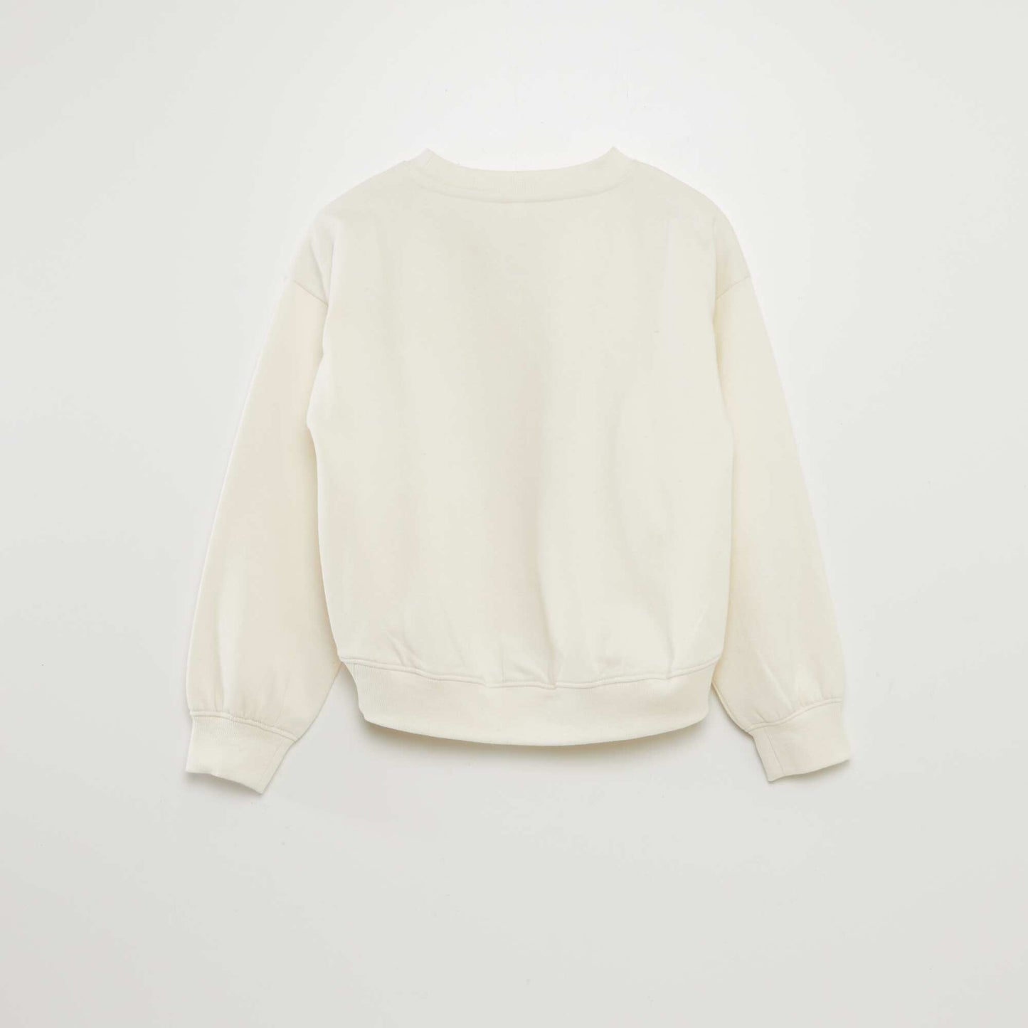 Plain sweatshirt BEIGE