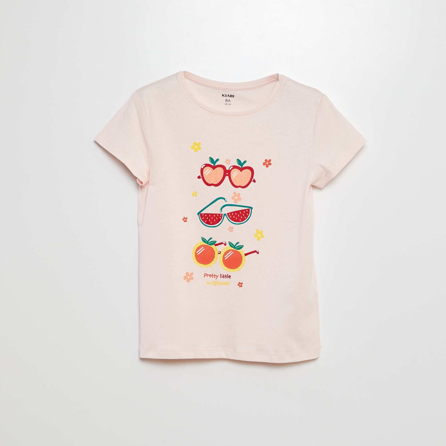 Printed basic T-shirt PINK