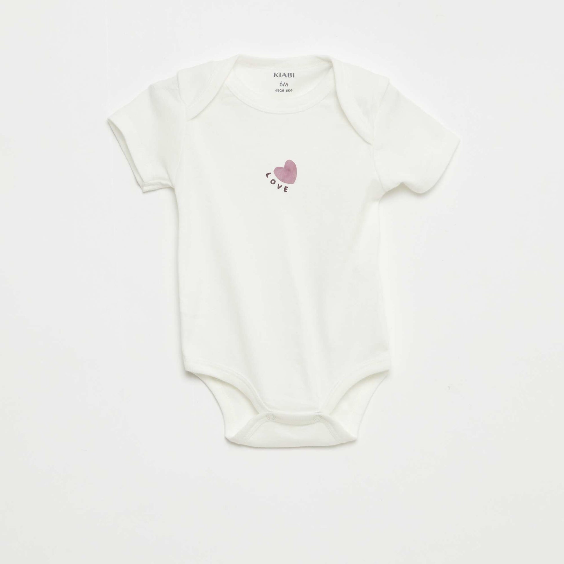 Printed Cotton Bodysuits - 3-Pack PURPLE