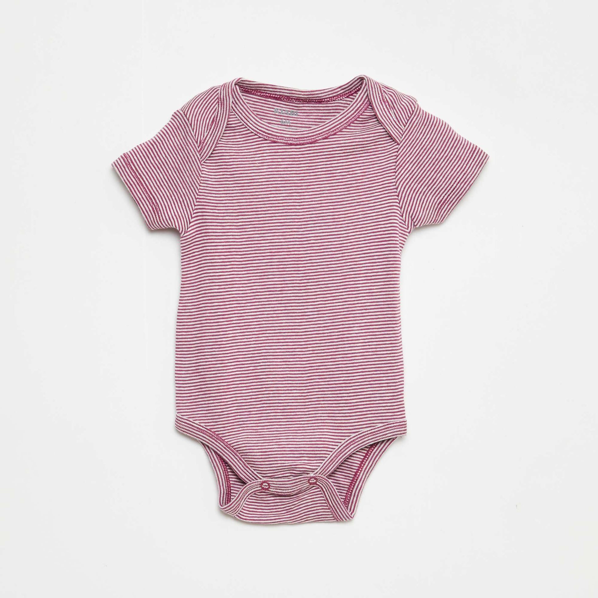 Printed Cotton Bodysuits - 3-Pack WHITE