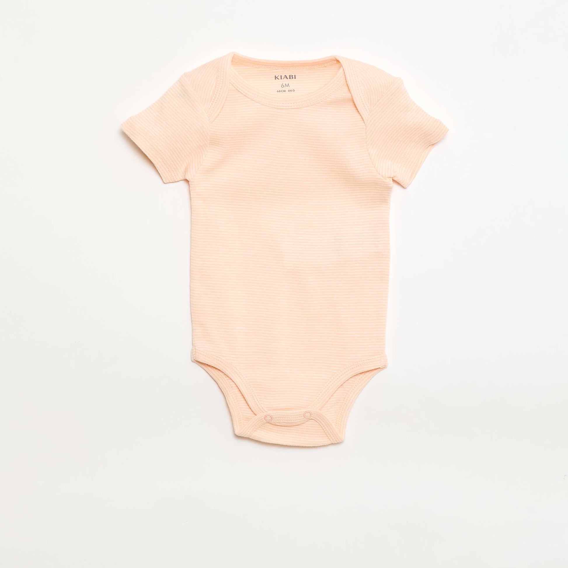 Printed cotton bodysuits - Pack of 3 ORANGE