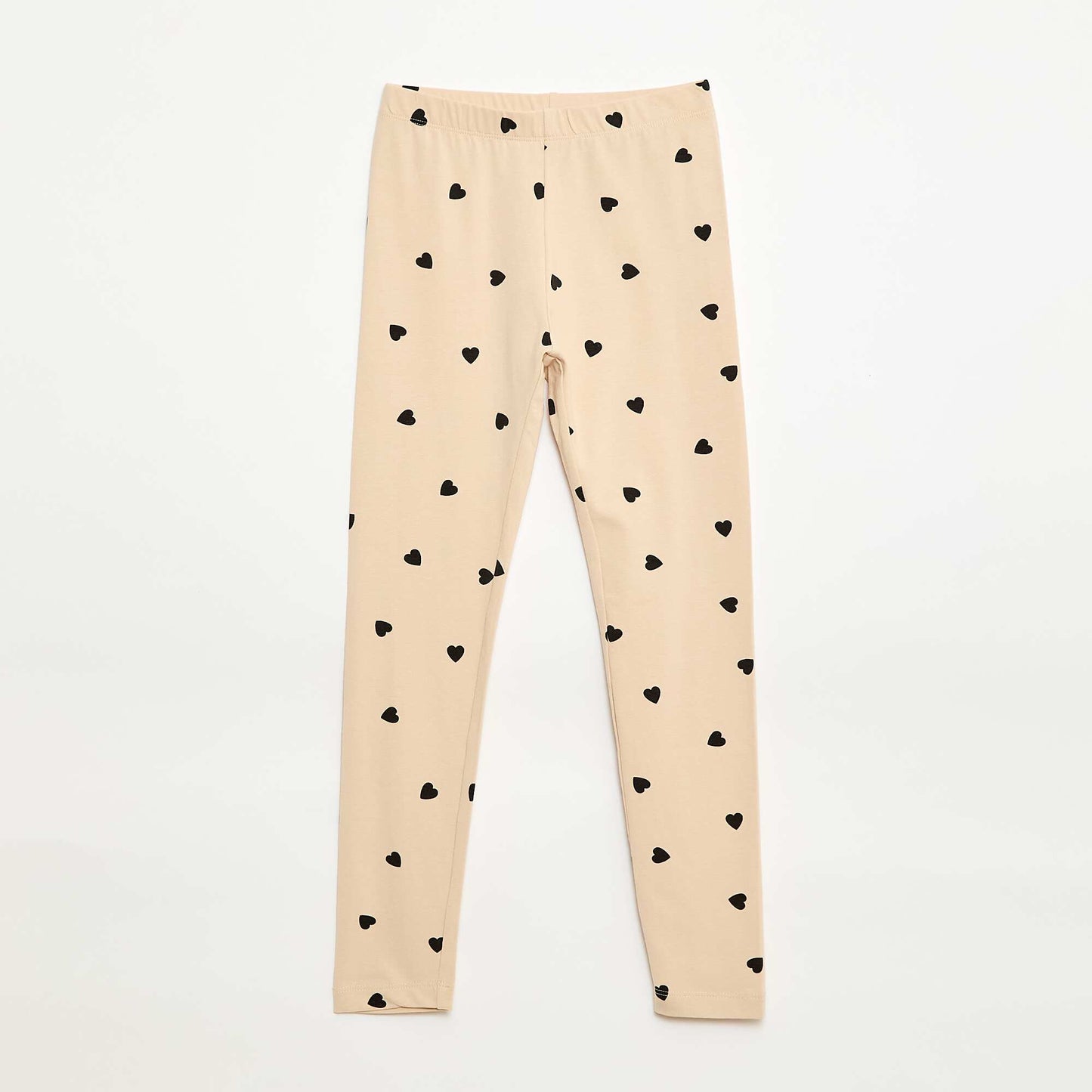 Long jersey leggings BEIGE