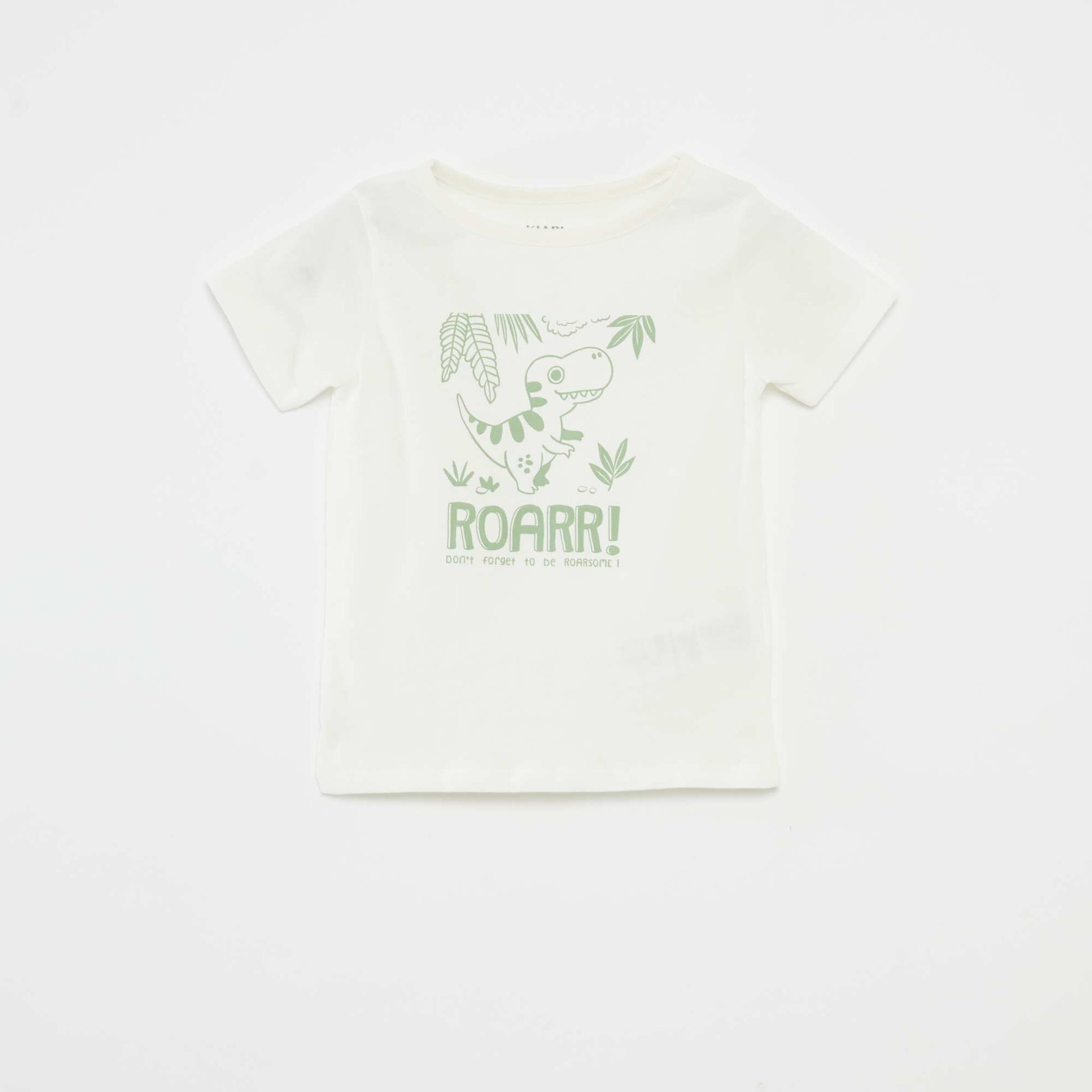 T-shirt and shorts pyjama set - 2-piece set WHITE