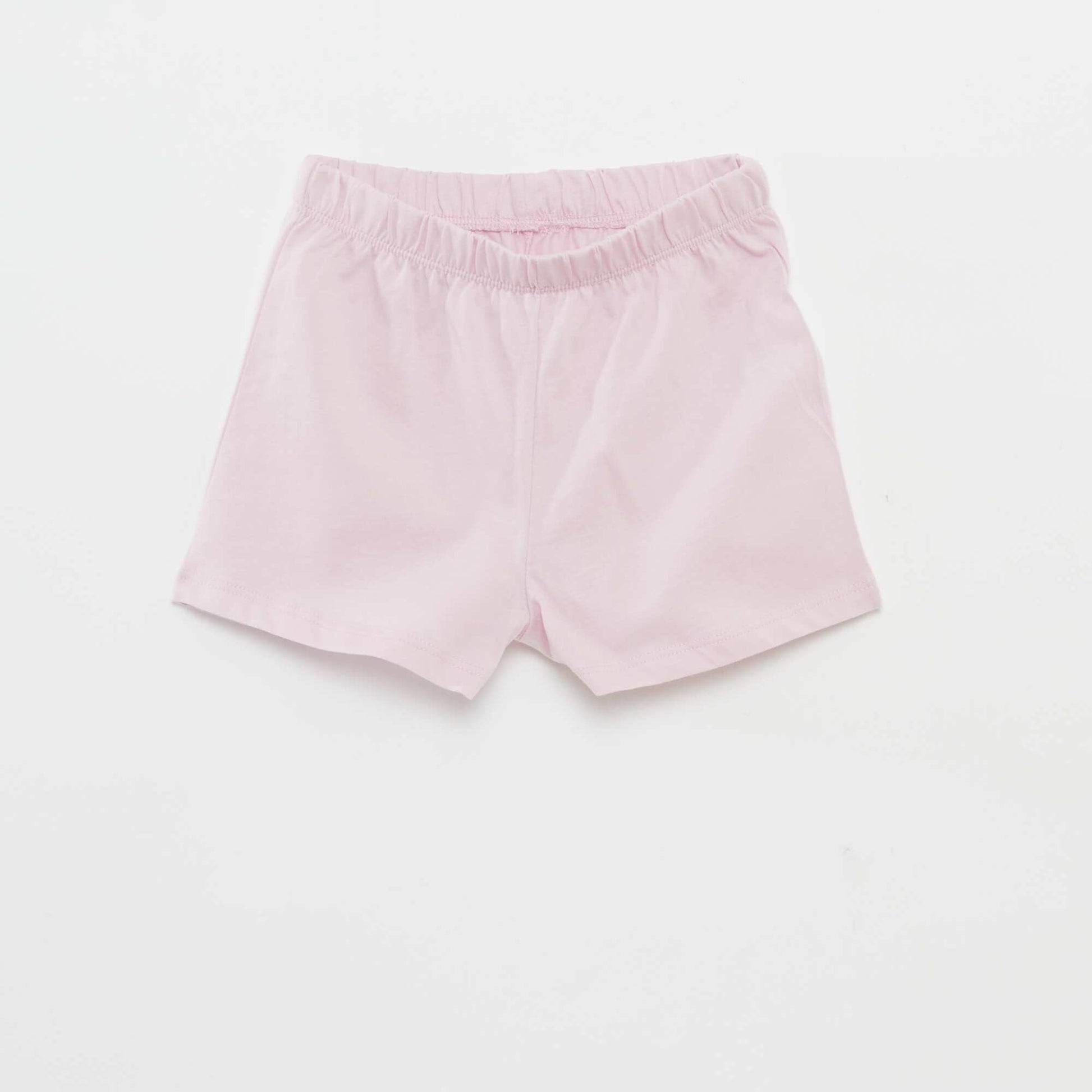 T-shirt and shorts pyjama set - 2-piece set PURPLE