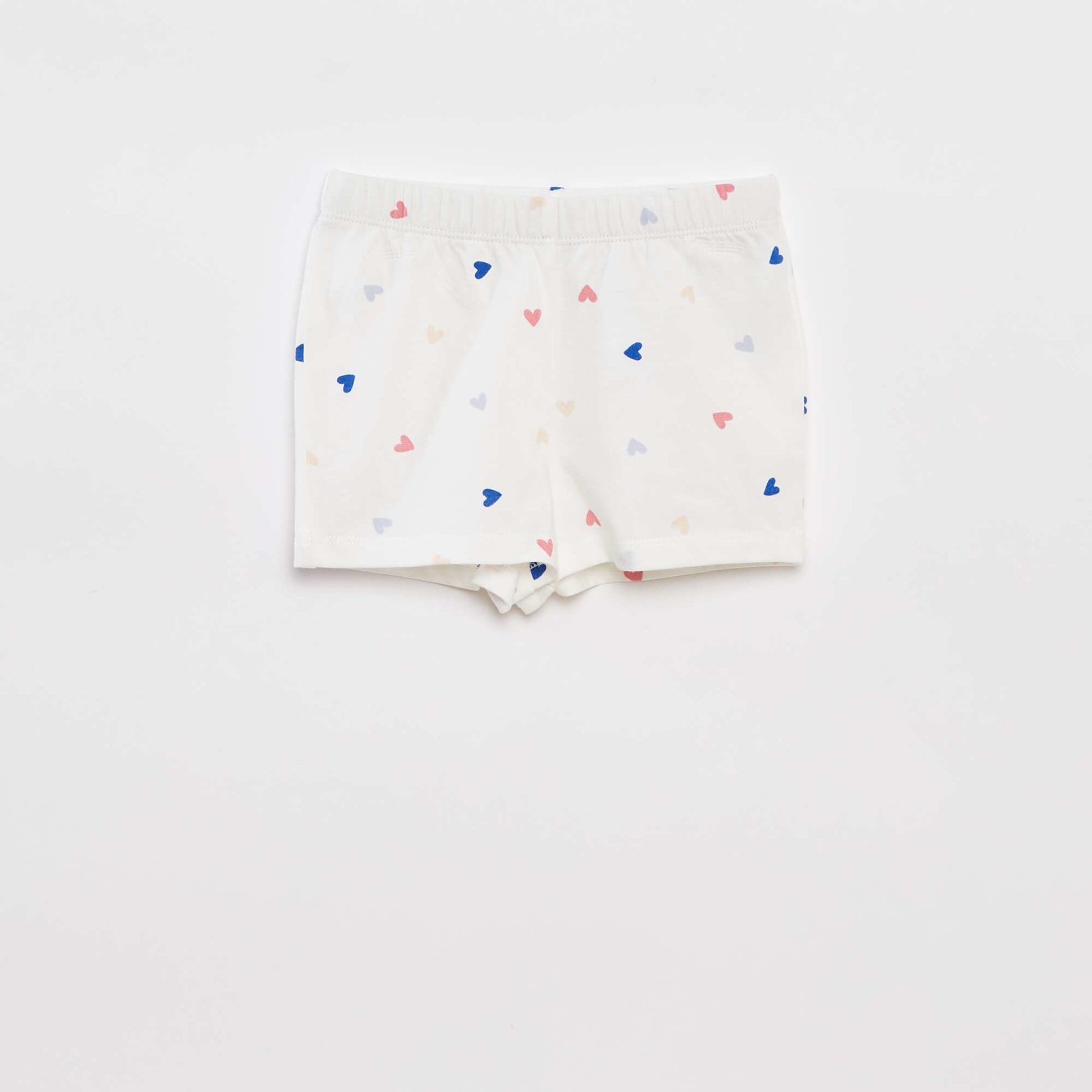 T-shirt + shorts pyjama set - 2-piece set WHITE
