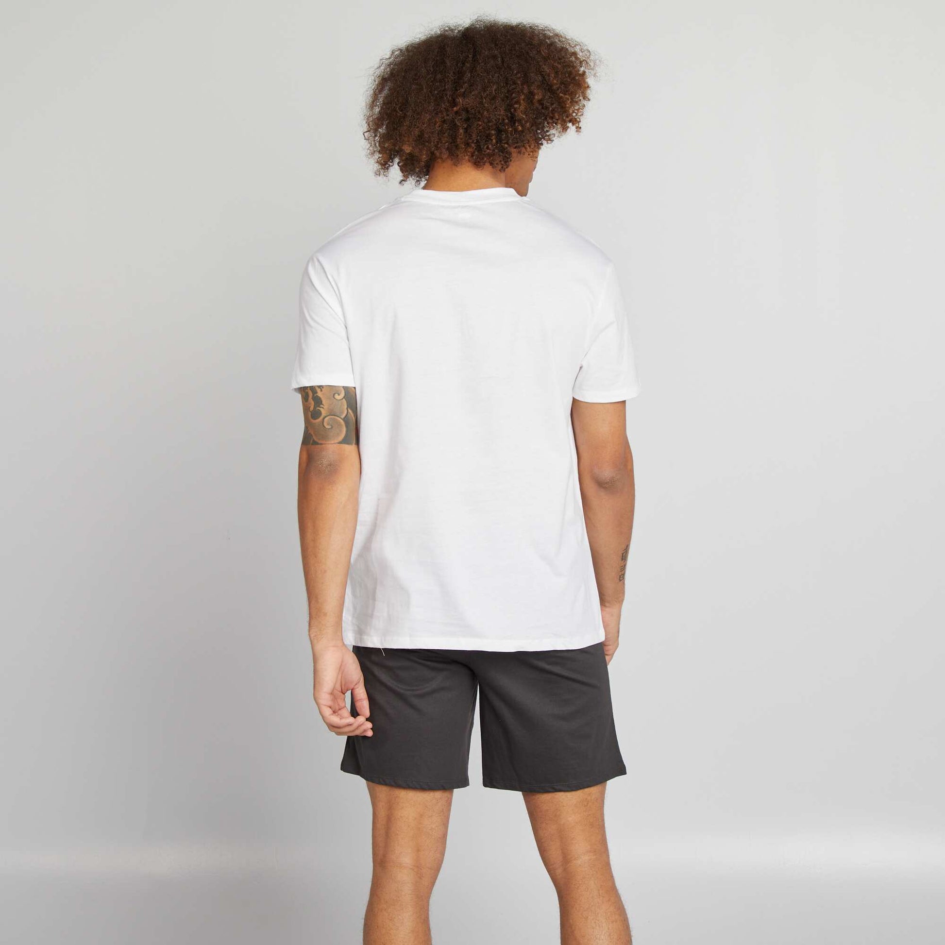 Marvel T-shirt and shorts pyjama set - 2-piece set WHITE