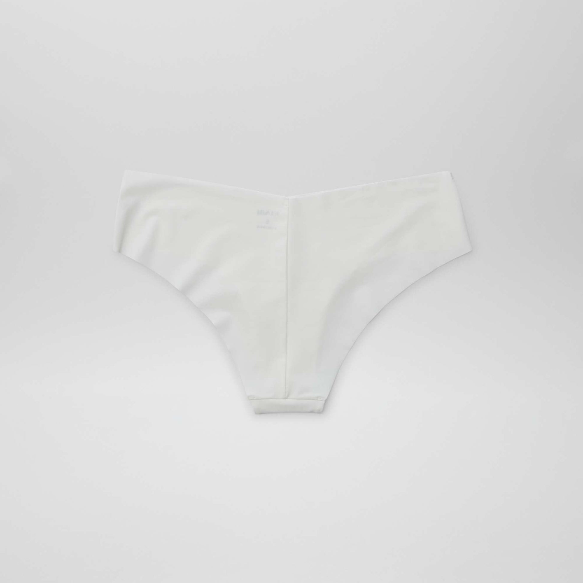 Pack of 2 invisible microfiber shorties WHITE